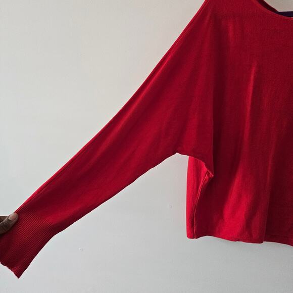 Cyrus Red Sweater Long Sleeve Size XL - Picture 3 of 5